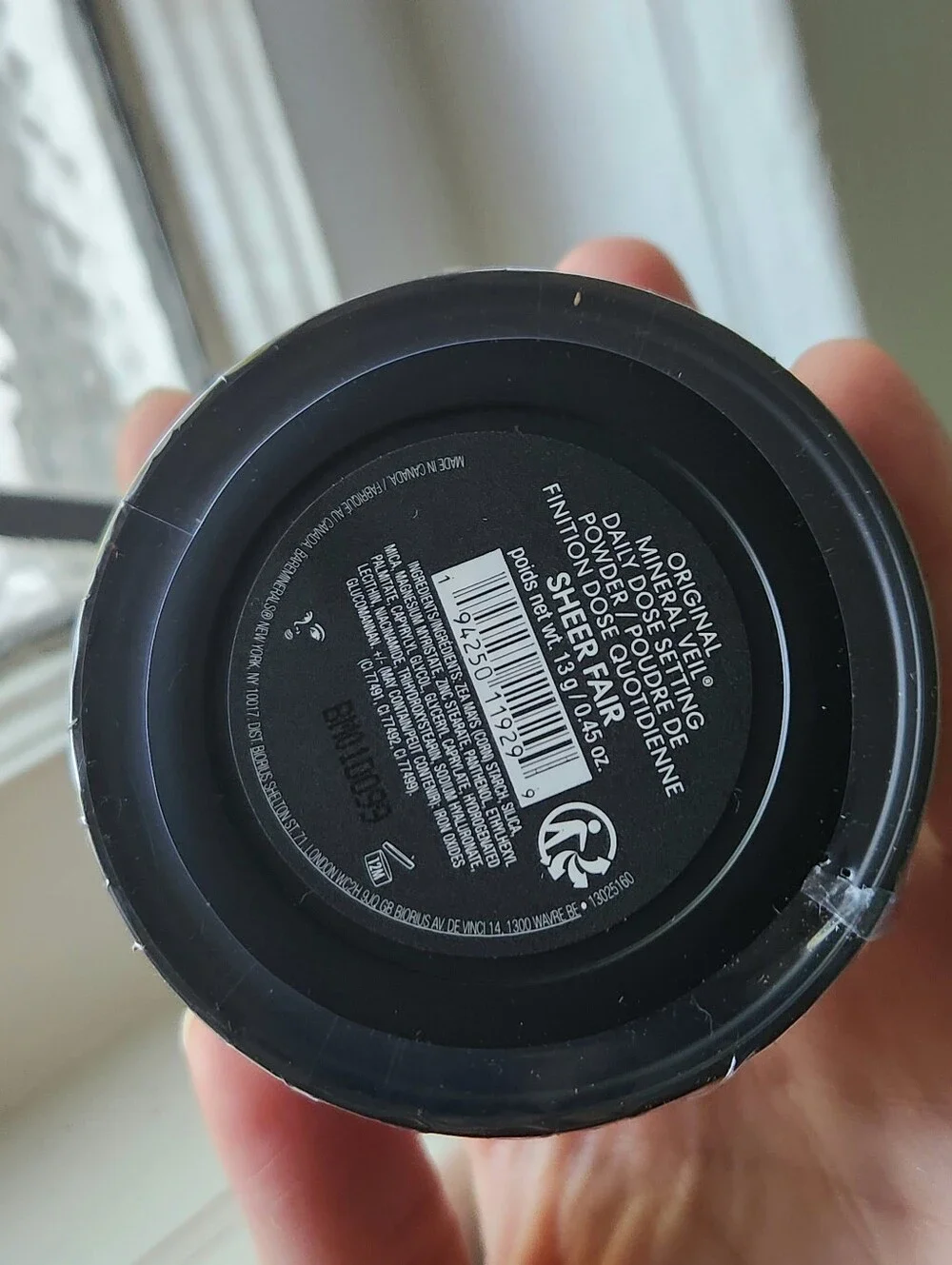 NWT BAREMINERALS ORIGINAL MINERAL VEIL DAILY DOSE SETTING POWDER IN SHEER FAIR